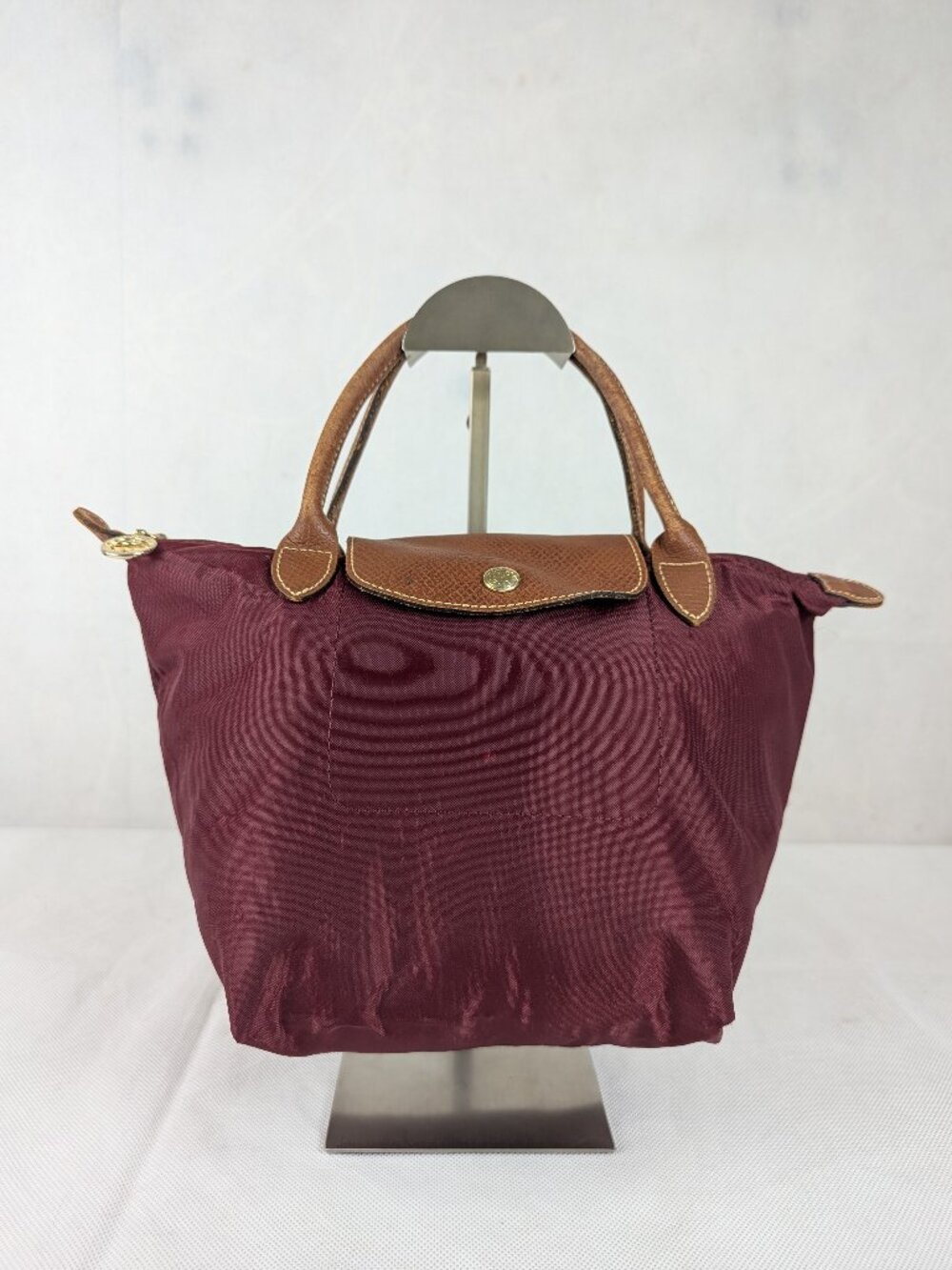 Pre-Loved Longchamp Le Pliage Nylon Tote Bag Mahroon – Authentic – Ready to Ship
